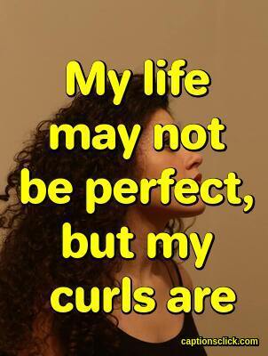 95+Curly Hair Captions For Instagram-About Selfies & Quotes - Captions Click