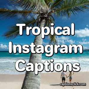 79+Best Tropical Instagram Captions-Vacation And Quotes - Captions Click