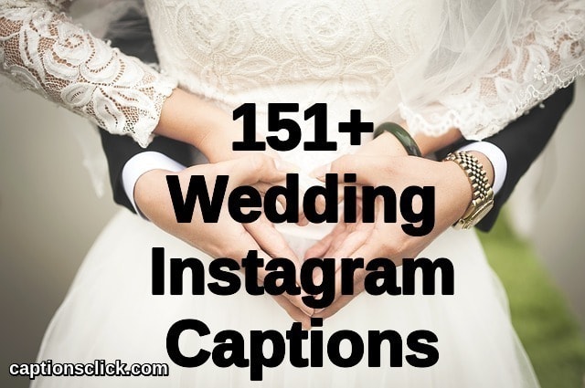 166+ Best Wedding Instagram Captions-Wedding Couple, Photo, Picture, Album  Captions - Captions Click