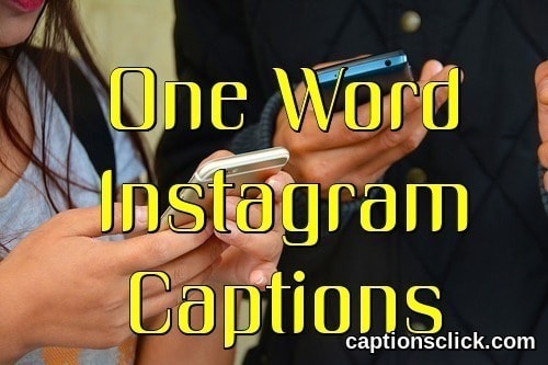 One word Captions