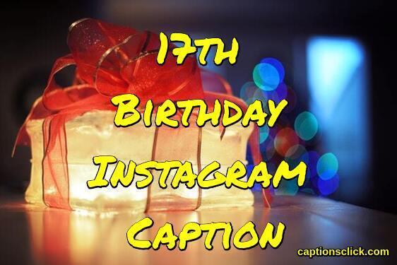 17th Birthday Captions For Instagram