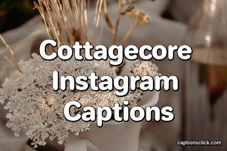 Cottagecore Instagram Captions