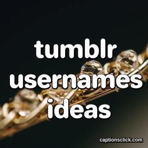 Tumblr Usernames Ideas